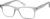 Angle view of Rectangle Glasses 126012 in Mist thumbnail