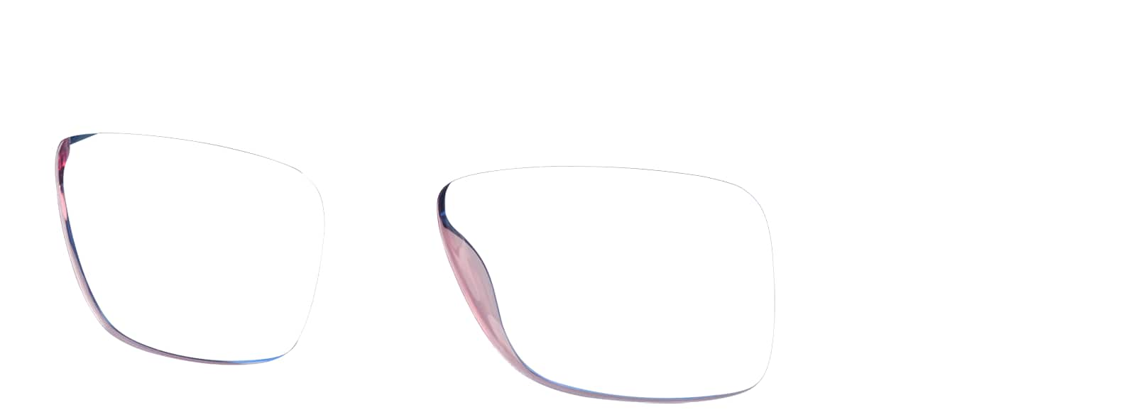 Angle view of Square Glasses 126016 in Midnight blue