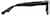 Side view of Rectangle Glasses 126021 in Black thumbnail
