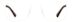 Rectangle Glasses 126022 in Yellow