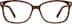 Square Glasses 126215 in Brown