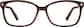 Front view of Square Glasses 126215 in Brown thumbnail