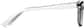 Side view of Square Glasses 126221 in Black/White/Clear thumbnail