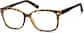 Angle view of Square Glasses 126225 in Tortoiseshell thumbnail
