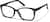 Angle view of Square Glasses 126251 in Black thumbnail
