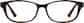 Front view of Oval Glasses 126315 in Brown thumbnail