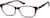 Angle view of Oval Glasses 126318 in Red thumbnail