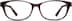 Oval Glasses 126318 in Red