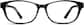Front view of Oval Glasses 126321 in Black thumbnail