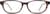 Front view of Oval Glasses 126339 in Brown thumbnail
