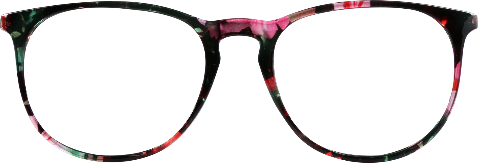 Floral Round Glasses #126629 | Zenni Optical