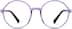 Round Glasses 126917 in Purple