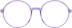 Round Glasses 126917 in Purple