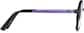 Side view of Round Glasses 126921 in Black/Purple thumbnail