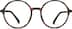 Round Glasses 126925 in Tortoiseshell