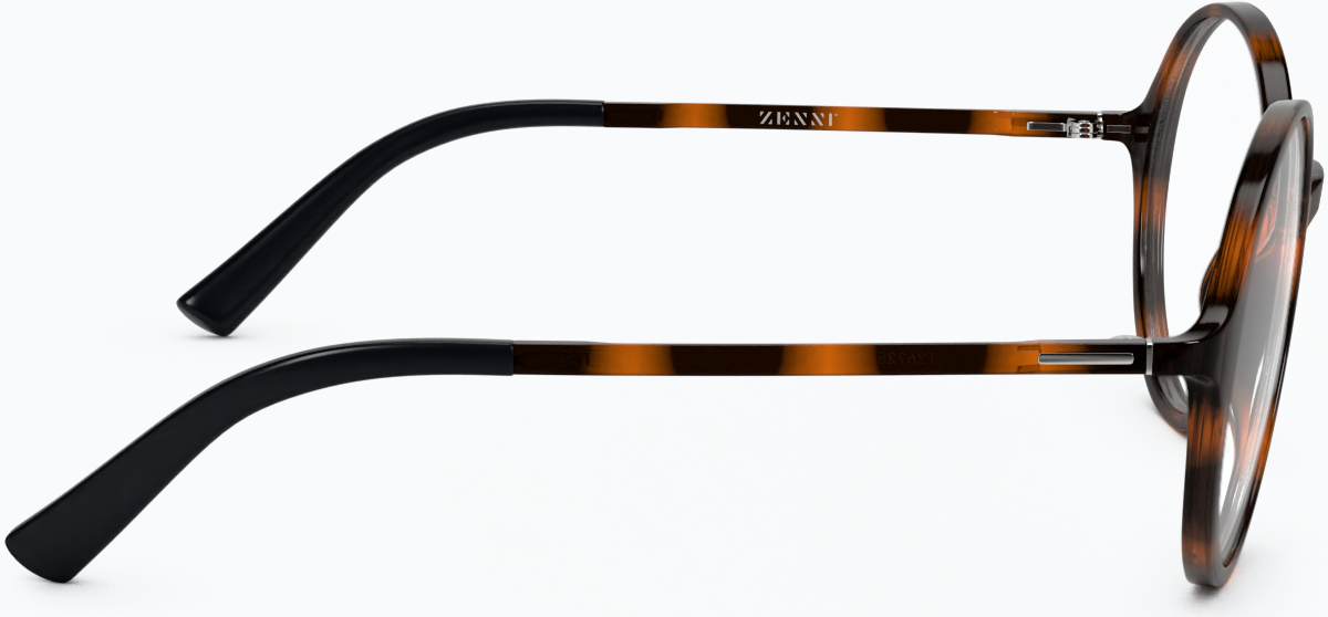 Side view of Round Glasses 126925 in Tortoiseshell thumbnail