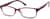 Angle view of Oval Glasses 127317 in Purple thumbnail