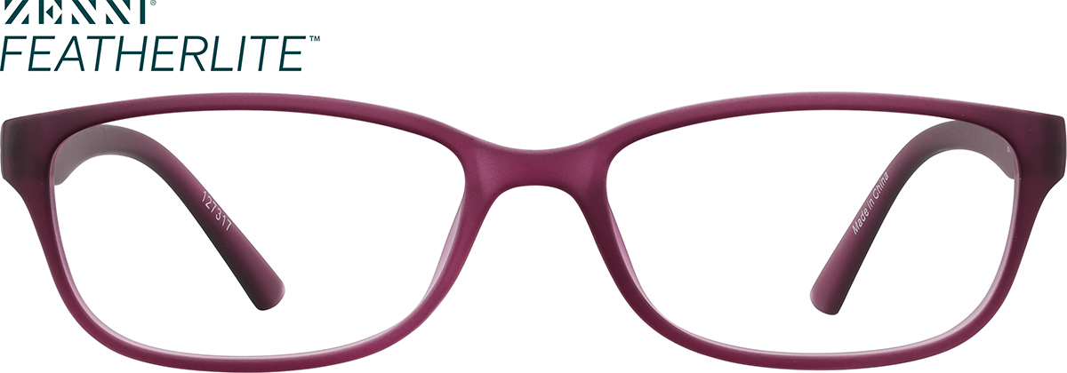 Purple Oval Glasses