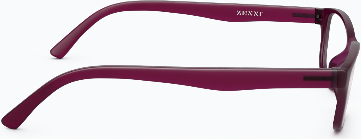 Side view of Oval Glasses 127317 in Purple thumbnail