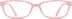 Oval Glasses 127319 in Pink