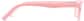 Side view of Oval Glasses 127319 in Pink thumbnail
