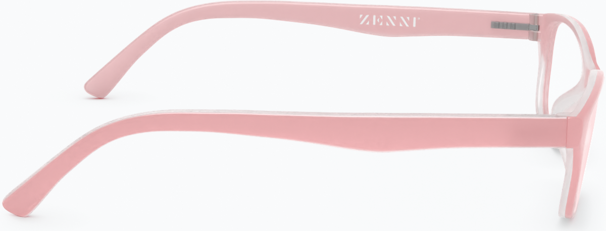 Side view of Oval Glasses 127319 in Pink thumbnail