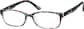 Angle view of Oval Glasses 127339 in Floral thumbnail