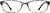 Front view of Oval Glasses 127339 in Floral thumbnail
