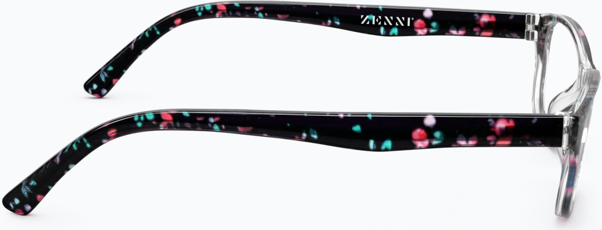 Side view of Oval Glasses 127339 in Floral thumbnail