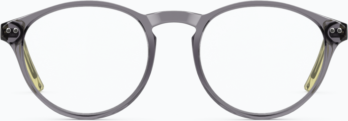 Front view of Round Glasses 127412 in Smoke thumbnail