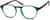 Angle view of Round Glasses 127424 in Emerald thumbnail