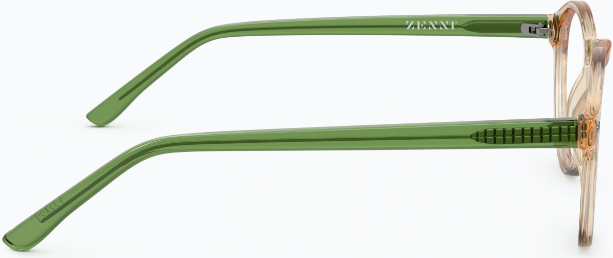 Side view of Round Glasses 127433 in Citrine thumbnail