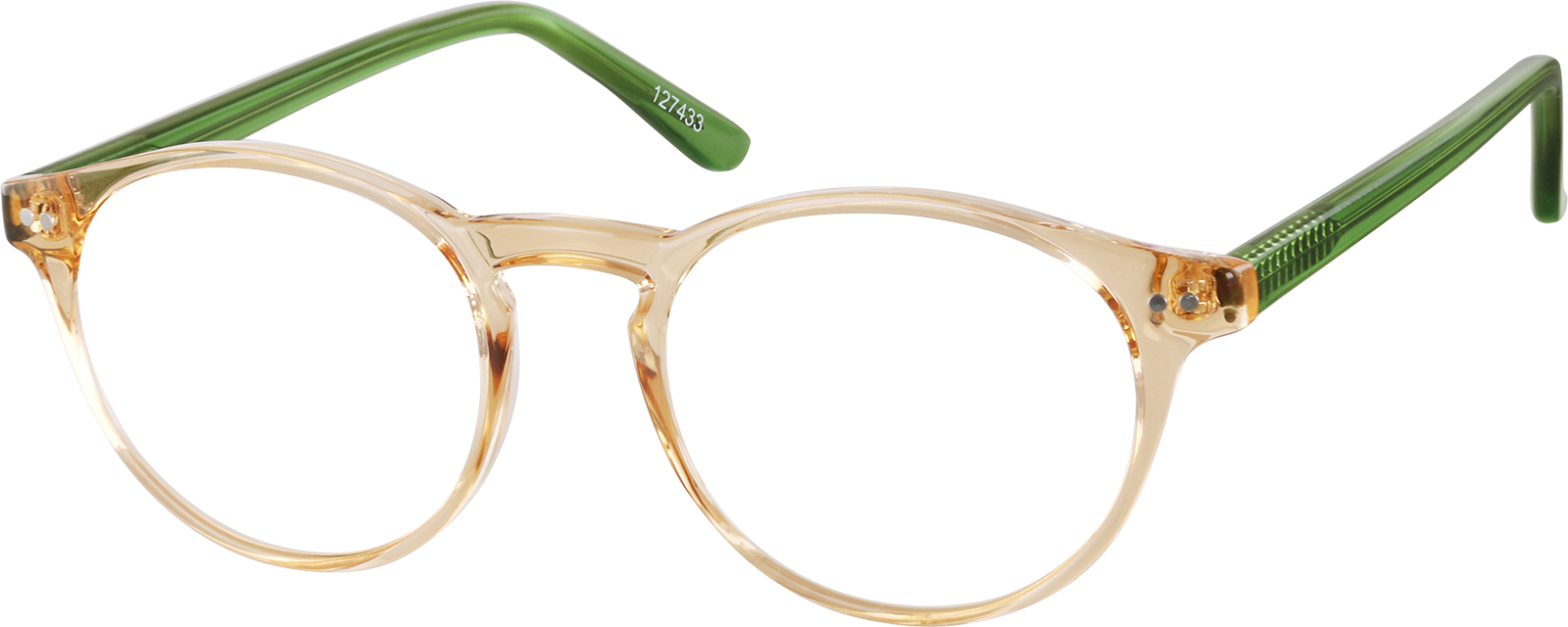 Tortoiseshell Round Glasses #127425 | Zenni Optical