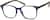 Angle view of Square Glasses 127916 in Navy thumbnail