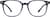 Front view of Square Glasses 127916 in Navy thumbnail
