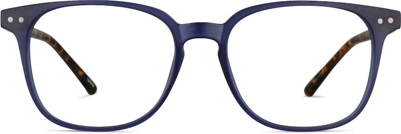 Navy Square Glasses
