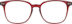 Square Glasses 127918 in Red