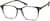 Angle view of Square Glasses 127921 in Black Pattern thumbnail