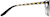 Side view of Square Glasses 127921 in Black Pattern thumbnail