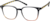 Angle view of Square Glasses 127921 in Black Pattern thumbnail