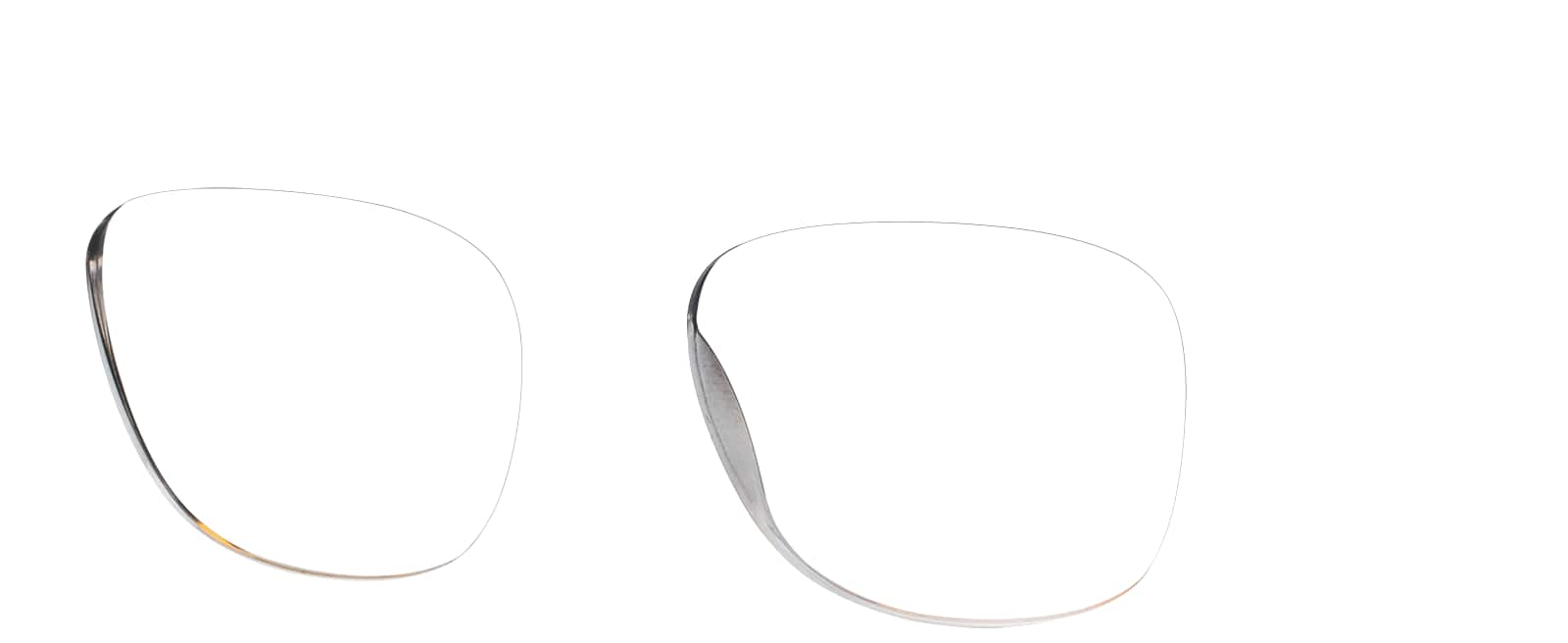 Angle view of Square Glasses 127921 in Black Pattern