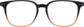 Front view of Square Glasses 127921 in Black Pattern thumbnail