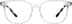 Square Glasses 127923 in Clear