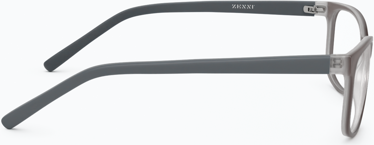 Side view of Rectangle Glasses 128012 in Brown thumbnail