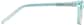 Side view of Rectangle Glasses 128016 in Blue thumbnail
