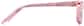 Side view of Rectangle Glasses 128019 in Pink thumbnail