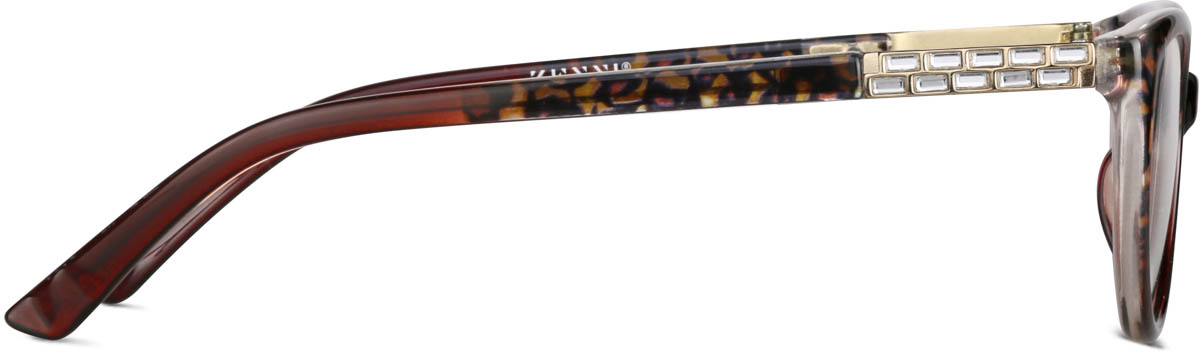 Brown Cat Eye Glasses 128415