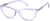 Angle view of Oval Glasses 128417 in Purple thumbnail