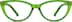 Oval Glasses 128424 in Emerald