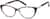 Angle view of Oval Glasses 128439 in Black Floral thumbnail